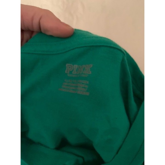 VS PINK St. Patricks Day Crop Tee-NWT - Picture 4 of 4